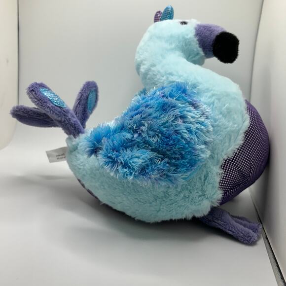 Ganz Webkinz Blufadoodle Purple Blue Bird Plush 9" Stuffed Animal HM453 - Picture 7 of 10